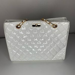 White Quilted Chain Bag
